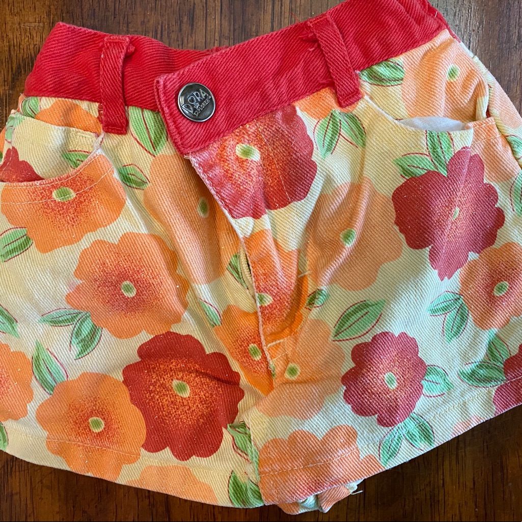 Glittery Floral Skort 2t By Nick Jr
